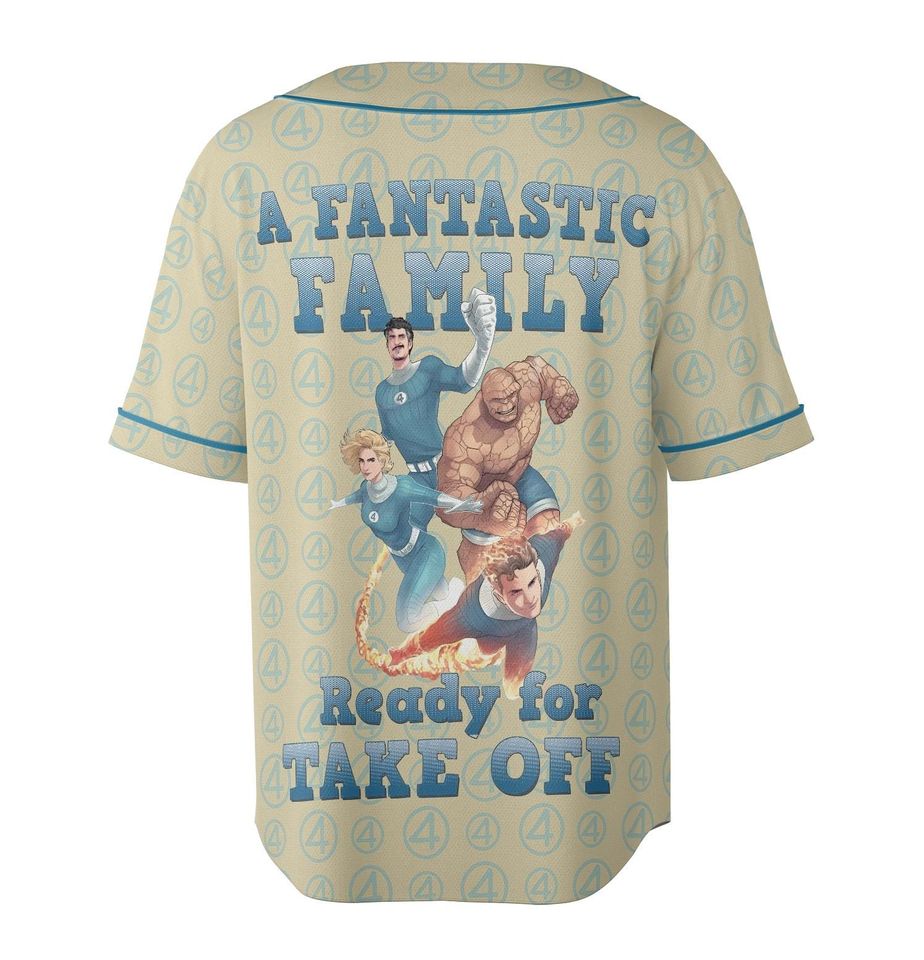 Fantastic Four Unisex Baseball Jersey