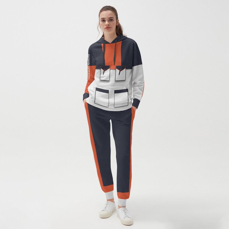 Uzumaki Hoodie And Jogger Set Anime Clothes