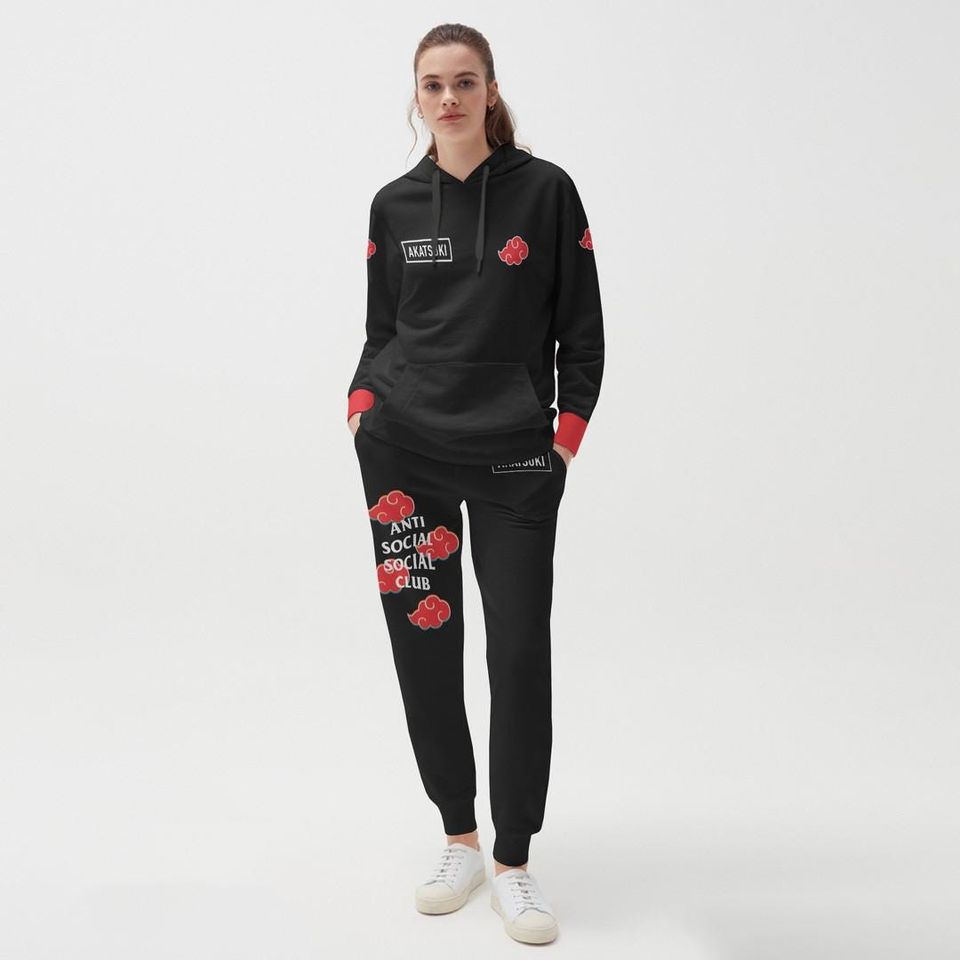Akatsuki Soociial Clubb Hoodie And Jogger Set Anime Clothes