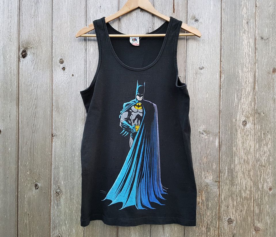 BATMAN 1988 DC Comics Graphic Tank Top Rare