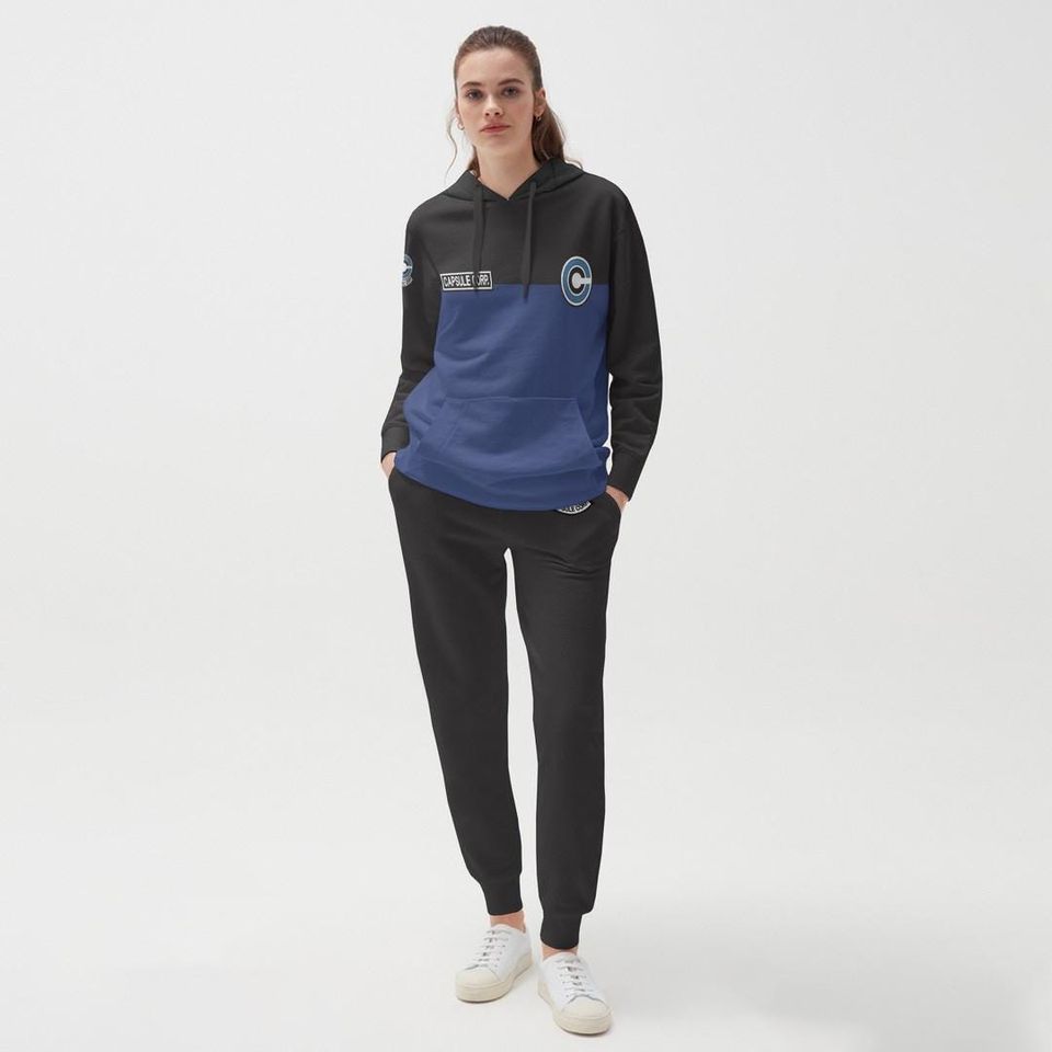 Capsule Corp Hoodie And Jogger Set Anime Clothes