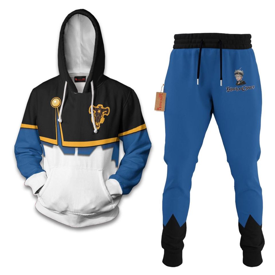 Asta Hoodie And Jogger Set Anime Clothes