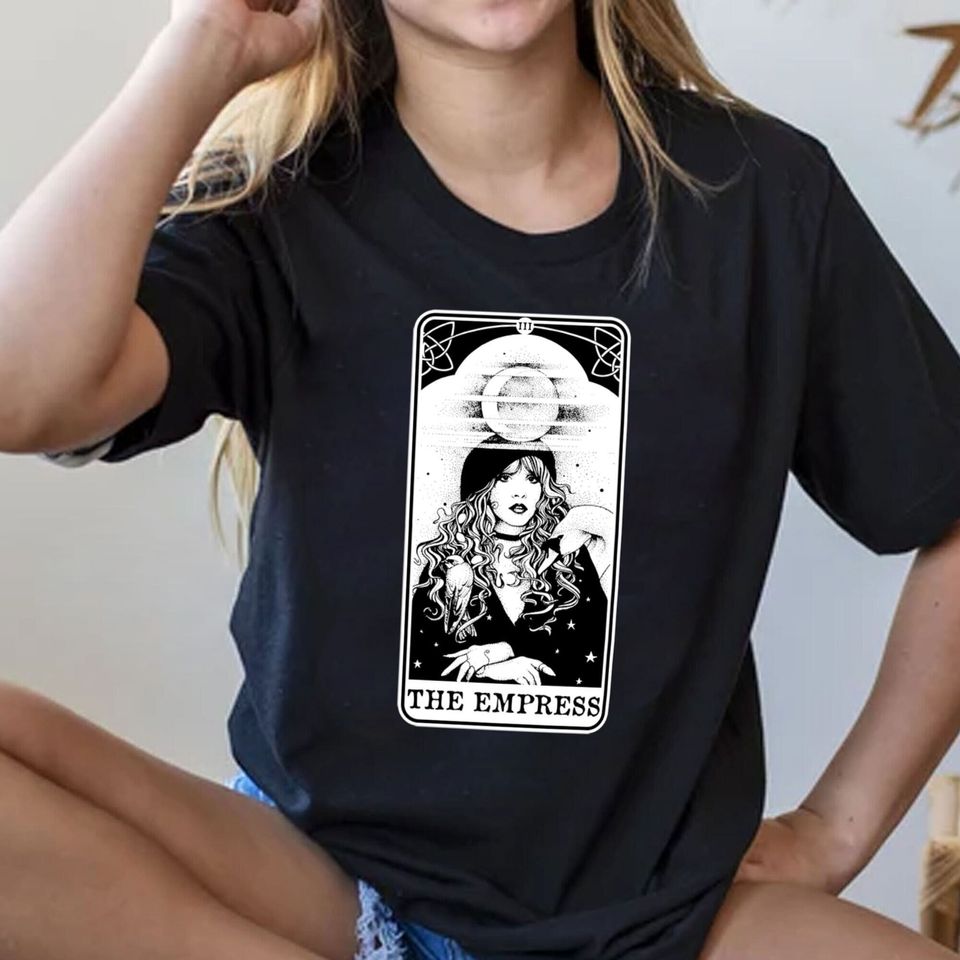 Stevie Nicks Tarot Shirt, The Empress Shirt, Stevie Nicks Tarot Fan Shirt