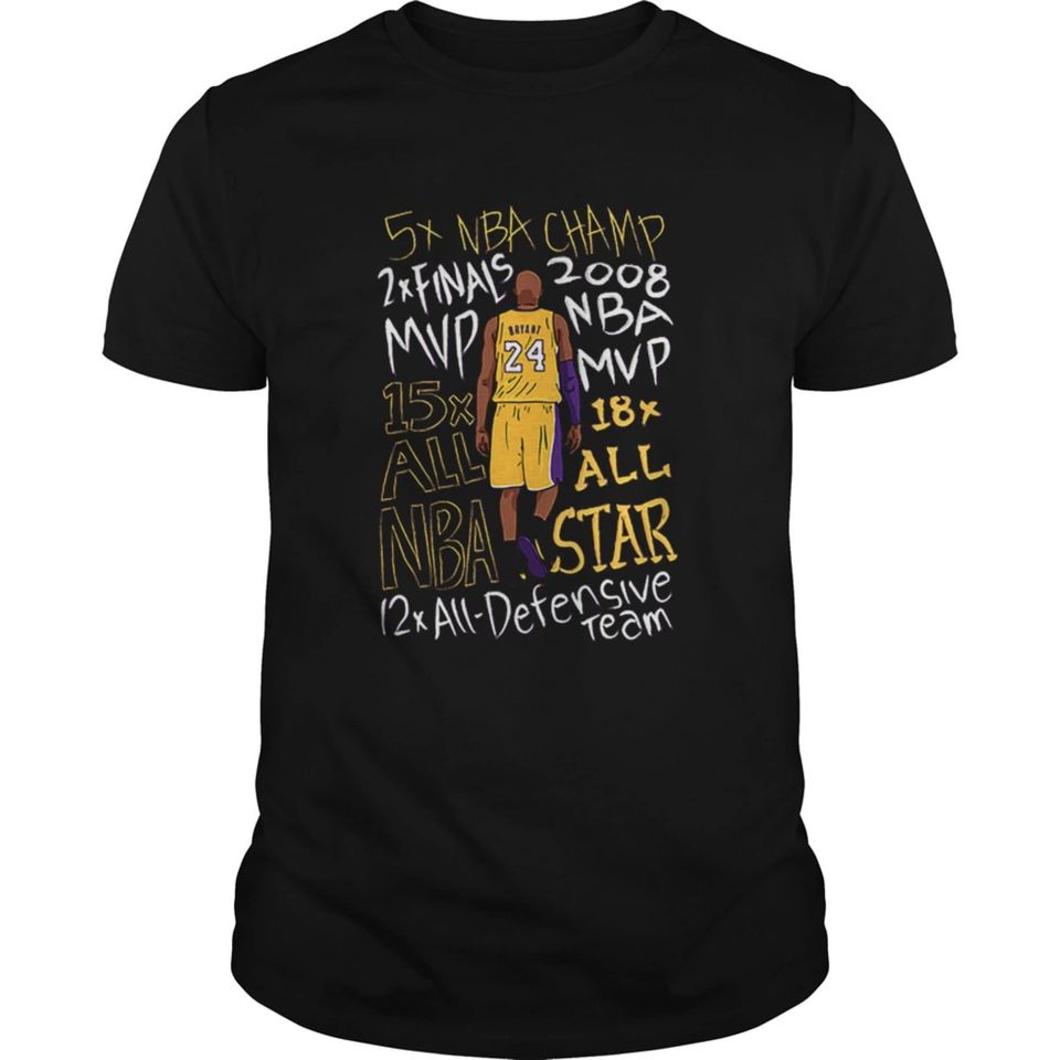 Nba star kobe bryant shirt