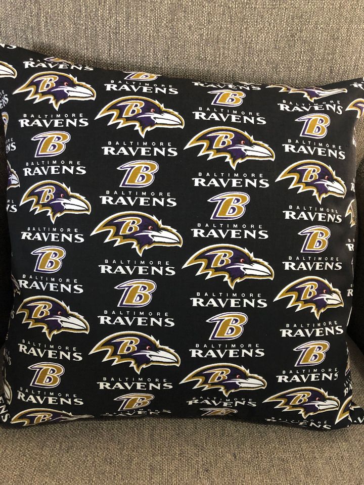 Baltimore Ravens throw pillow