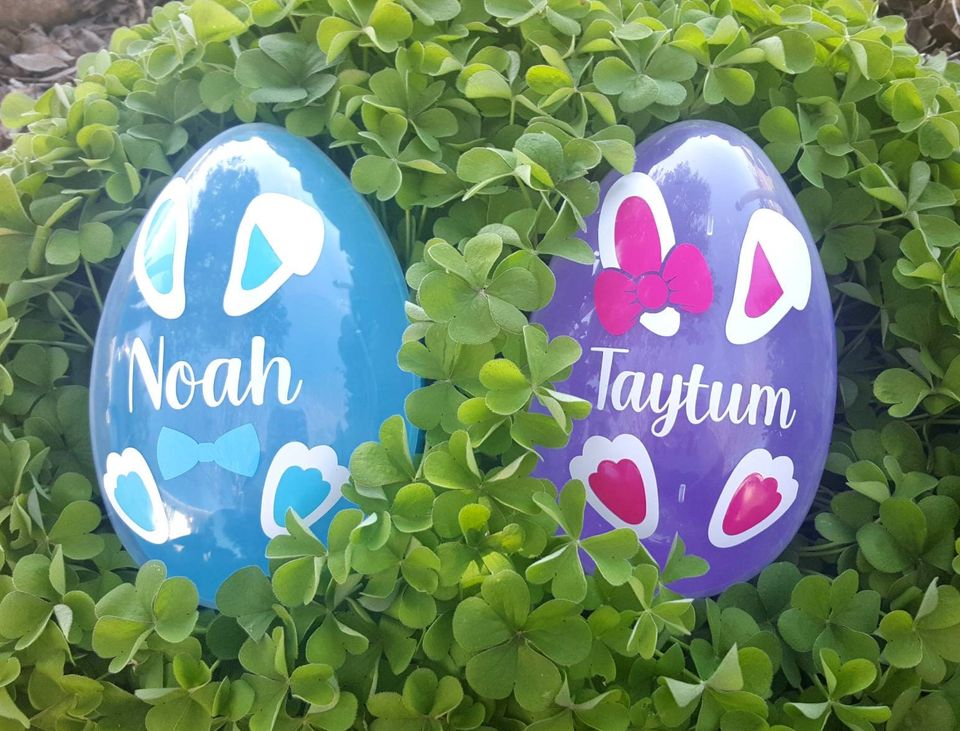 Personalized Easter Egg - Personalized Easter Bunny Egg - Easter Gifts - Jumbo Easter Egg