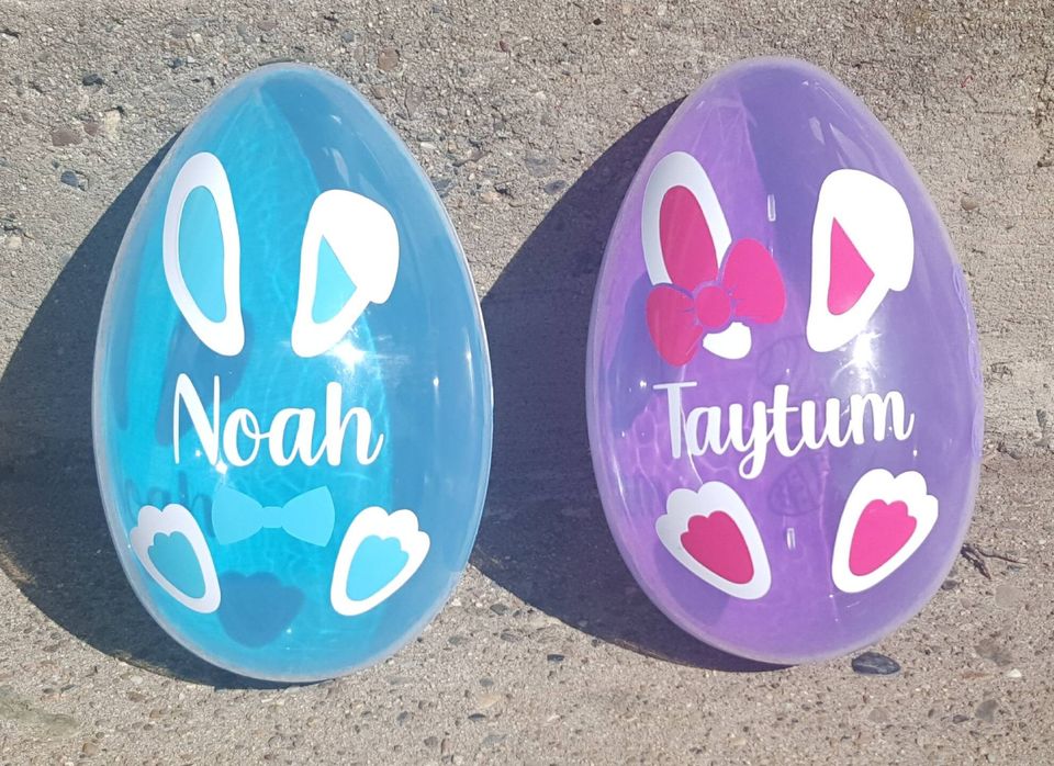 Personalized Easter Egg - Personalized Easter Bunny Egg - Easter Gifts - Jumbo Easter Egg