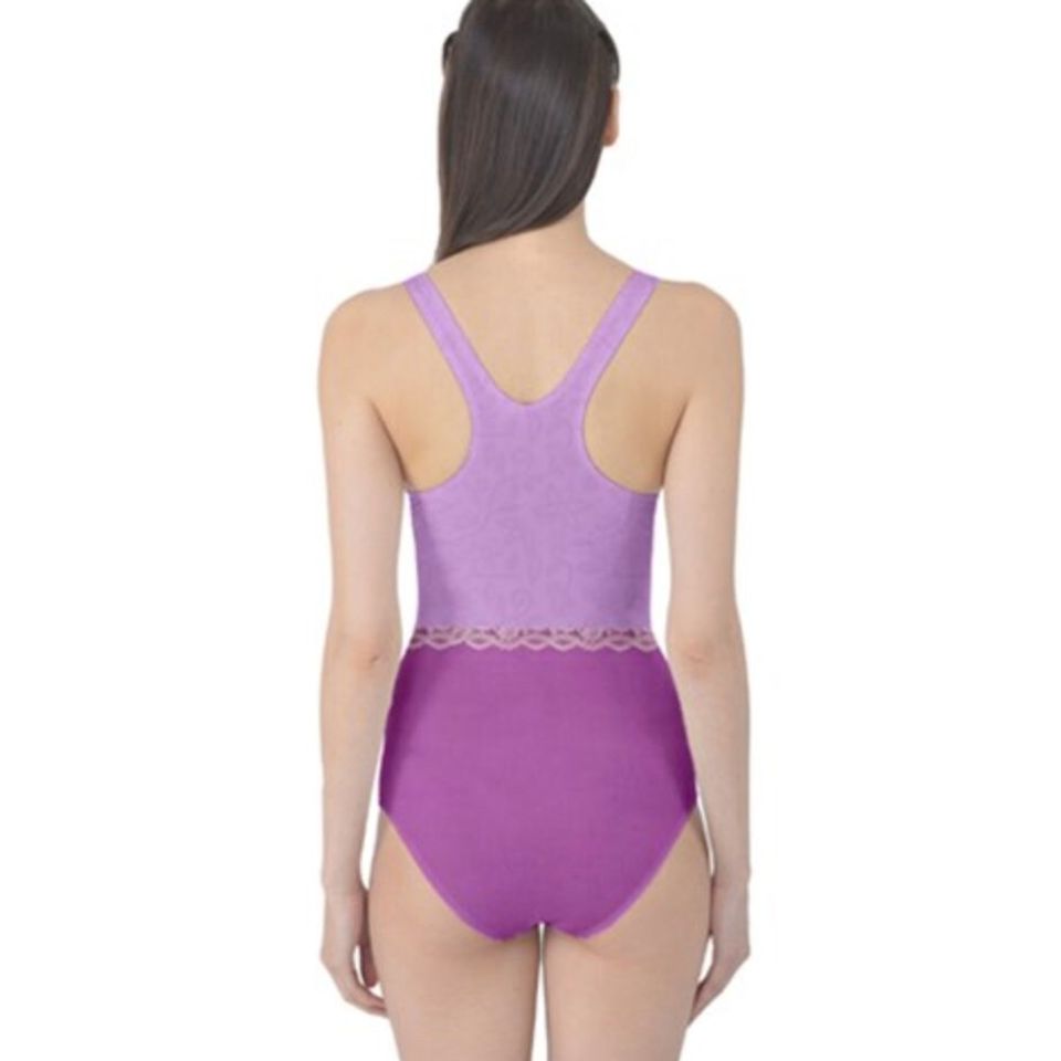 Rapunzel Inspired One Piece Swimsuit