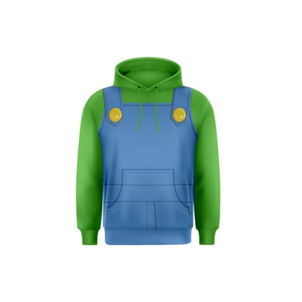 Men's Luigi Inspired Hoodie
