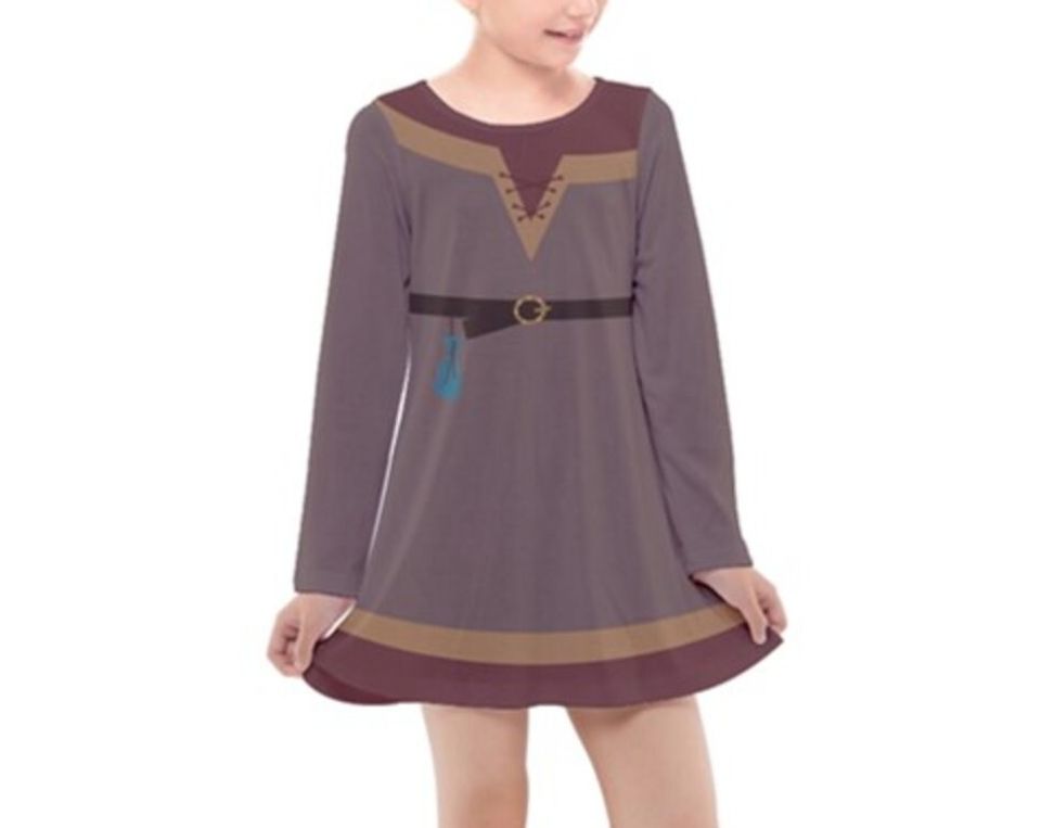 Kid's Cassandra Inspired Long Sleeve Dress