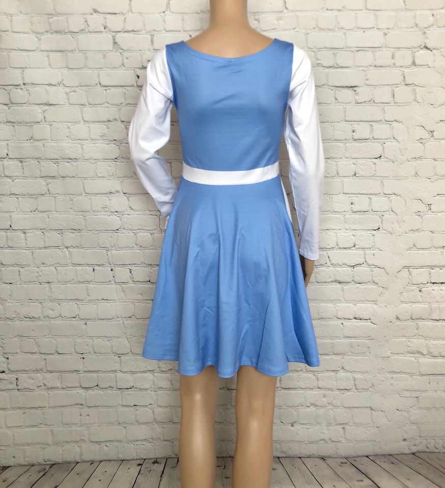 Town Belle  Inspired Long Sleeve Skater Dress