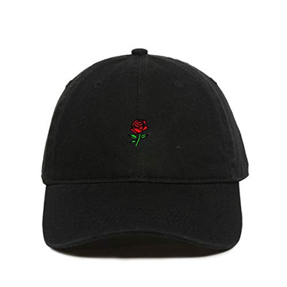 Rose Baseball Cap Embroidered Adjustable Dad Hat