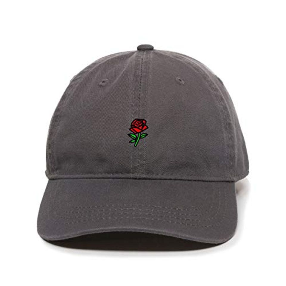 Rose Baseball Cap Embroidered Adjustable Dad Hat