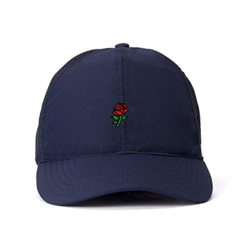 Rose Baseball Cap Embroidered Adjustable Dad Hat