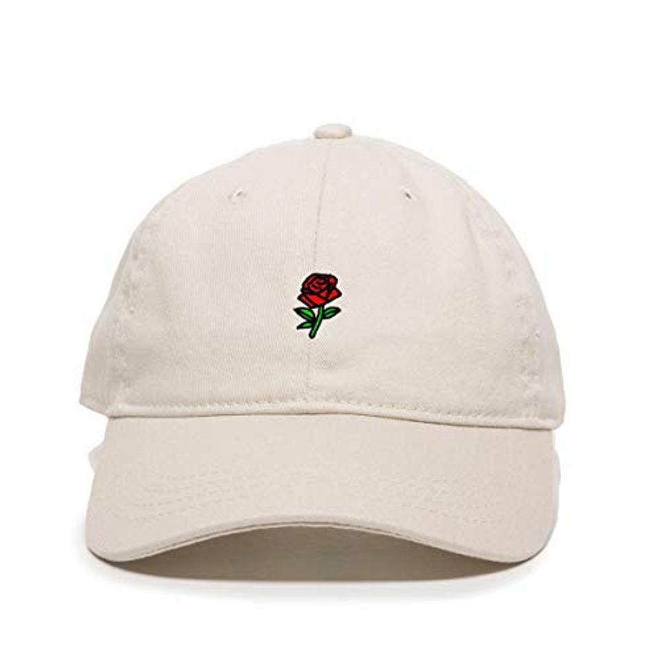 Rose Baseball Cap Embroidered Adjustable Dad Hat
