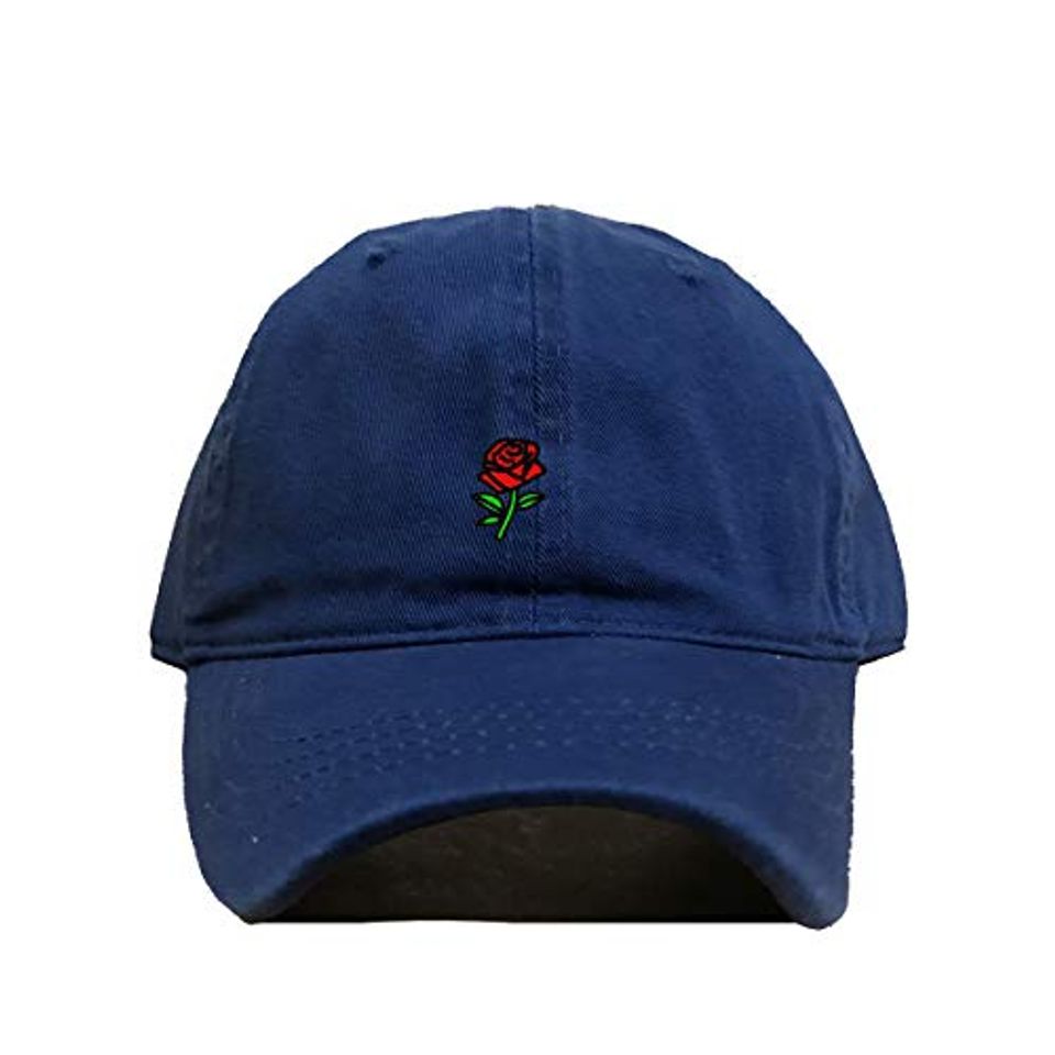 Rose Baseball Cap Embroidered Adjustable Dad Hat