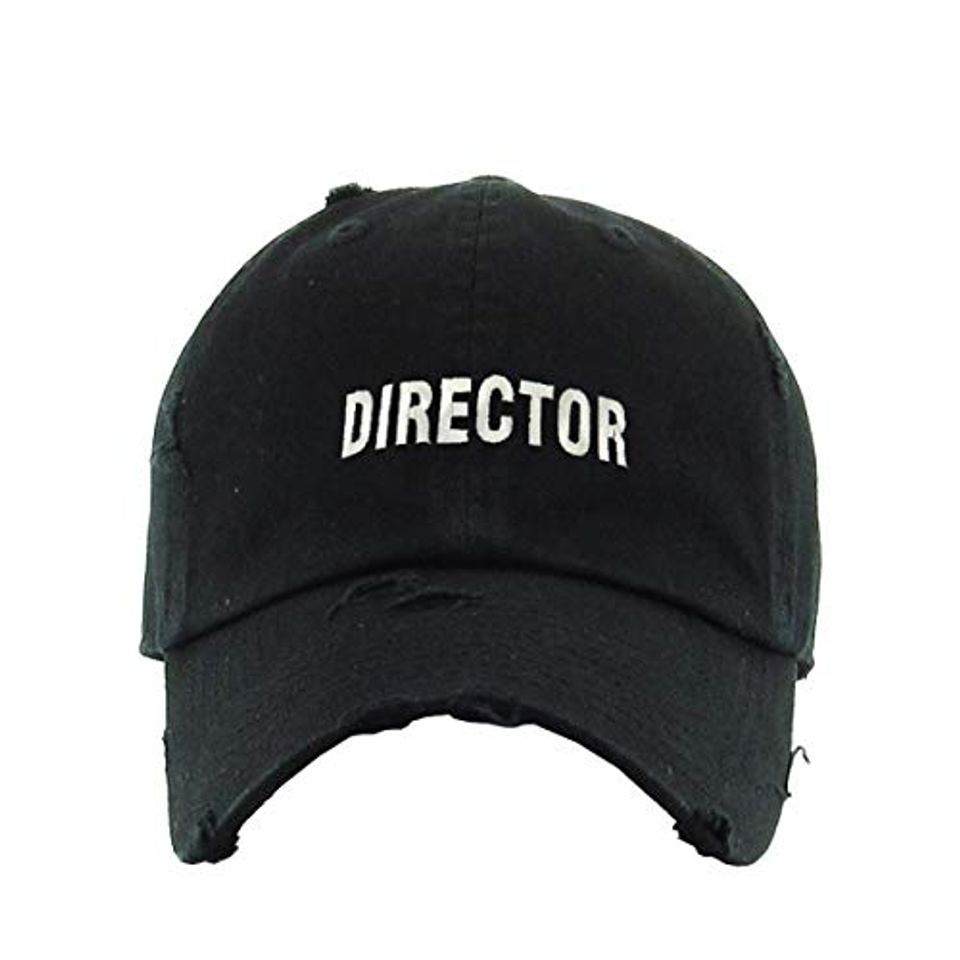 Director Vintage Baseball Cap Embroidered Adjustable Distressed Dad Hat