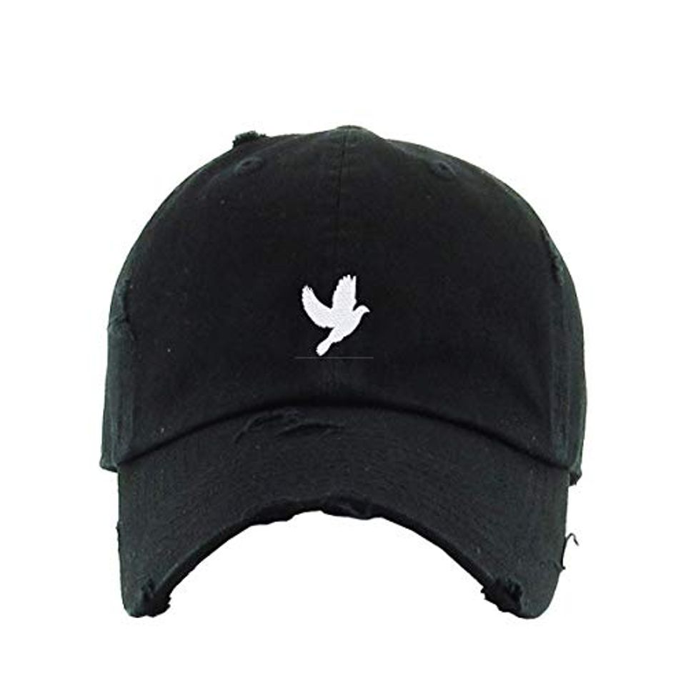 Dove Vintage Baseball Cap Embroidered Adjustable Distressed Dad Hat