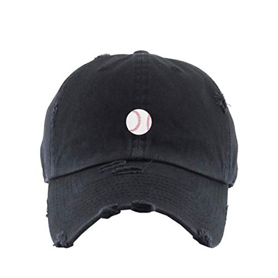 Baseball Vintage Baseball Cap Embroidered Adjustable Distressed Dad Hat