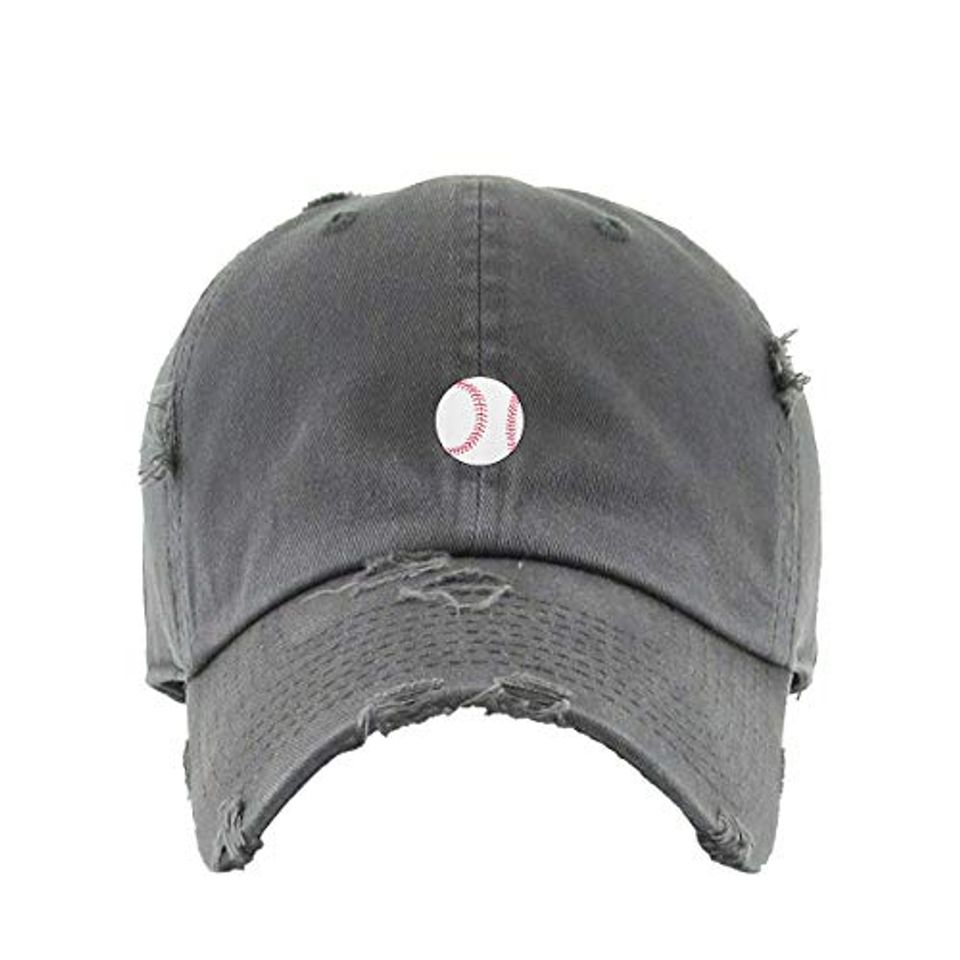Baseball Vintage Baseball Cap Embroidered Adjustable Distressed Dad Hat