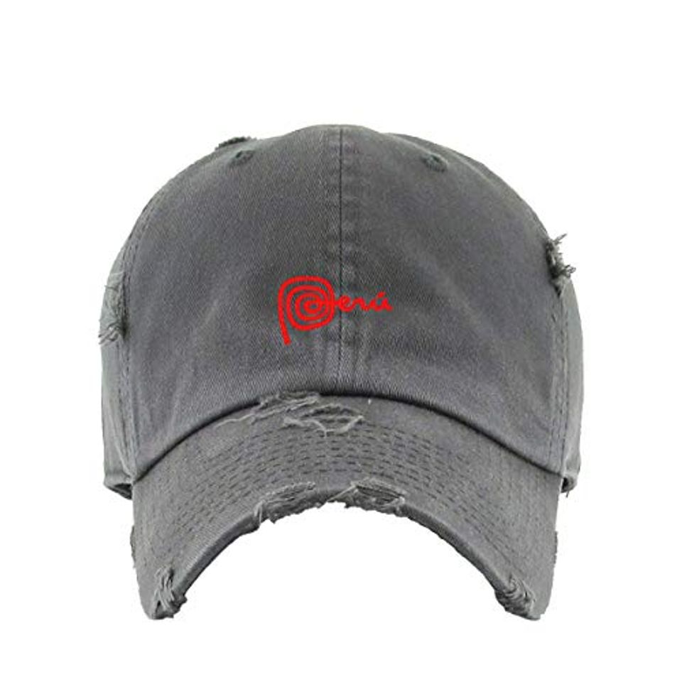 Peru Vintage Baseball Cap Embroidered Adjustable Distressed Dad Hat