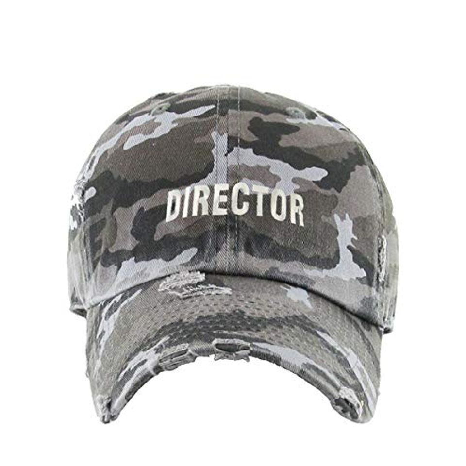 Director Vintage Baseball Cap Embroidered Adjustable Distressed Dad Hat