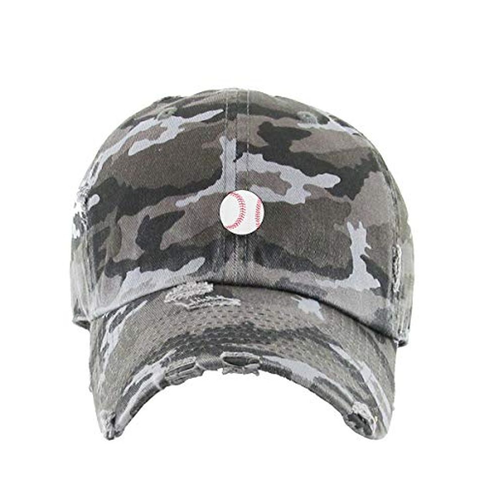 Baseball Vintage Baseball Cap Embroidered Adjustable Distressed Dad Hat