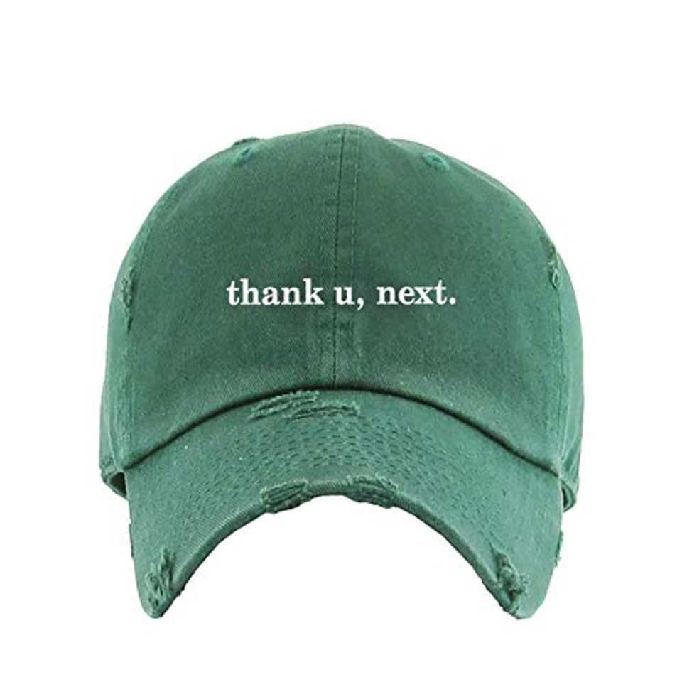 Thank You, Next Vintage Baseball Cap Embroidered Adjustable Distressed Dad Hat