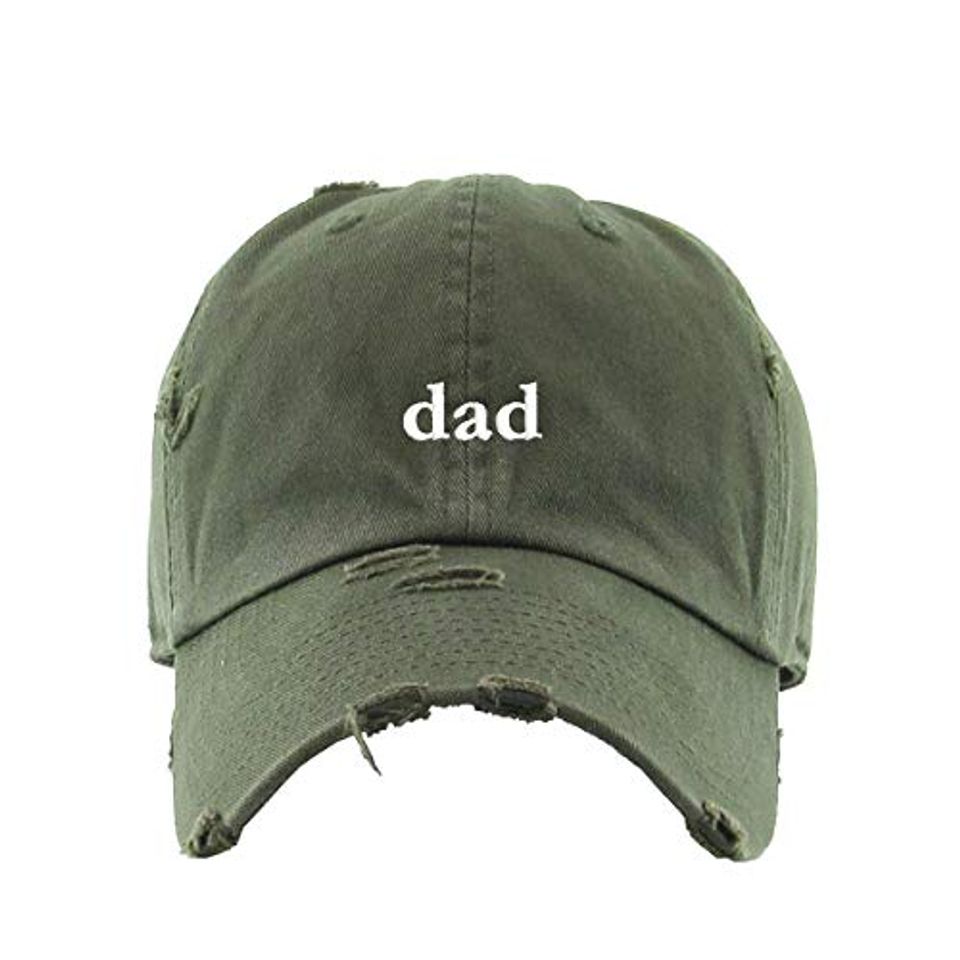 Dad Vintage Baseball Cap Embroidered Adjustable Distressed Dad Hat