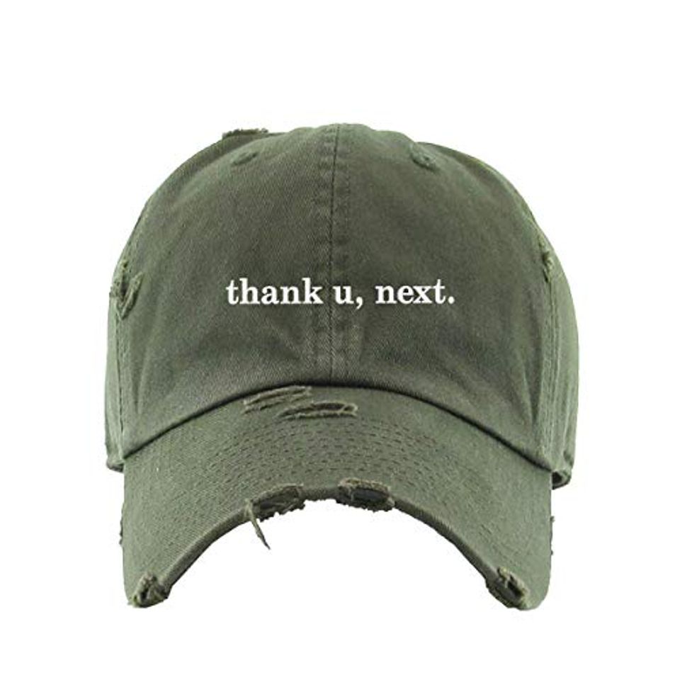 Thank You, Next Vintage Baseball Cap Embroidered Adjustable Distressed Dad Hat