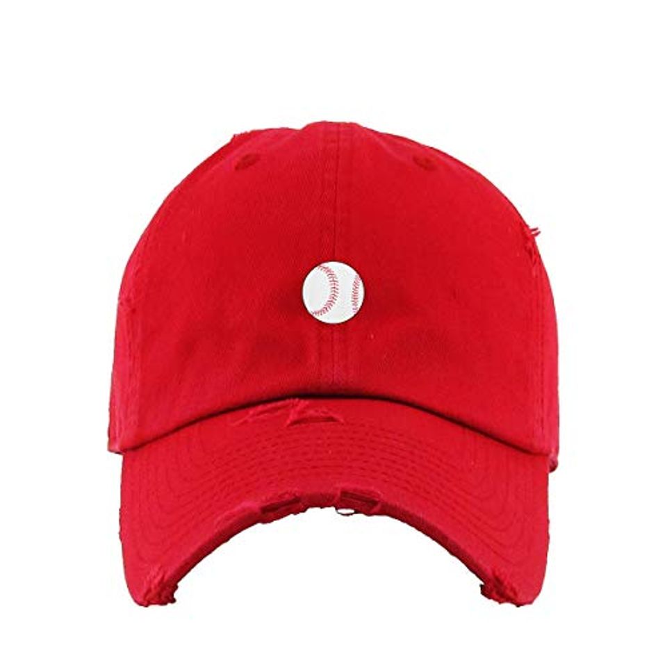 Baseball Vintage Baseball Cap Embroidered Adjustable Distressed Dad Hat