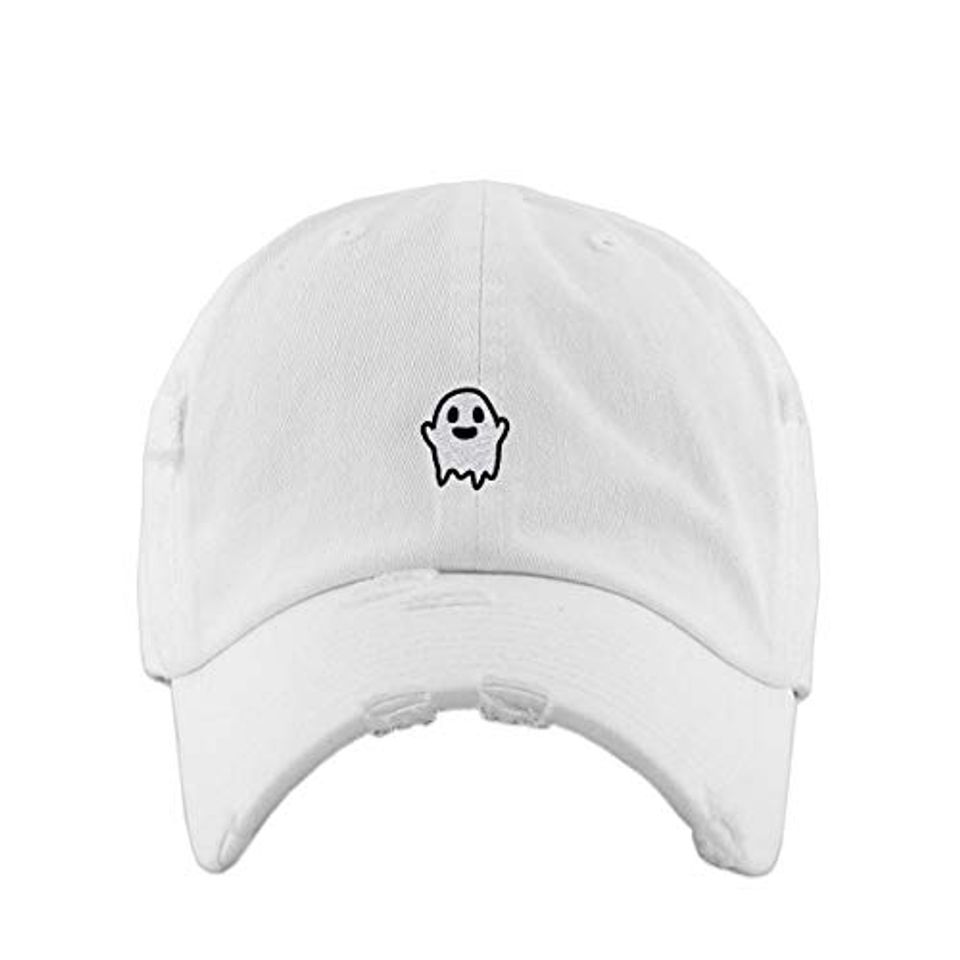 Ghost Vintage Baseball Cap Embroidered  Adjustable Distressed Dad Hat