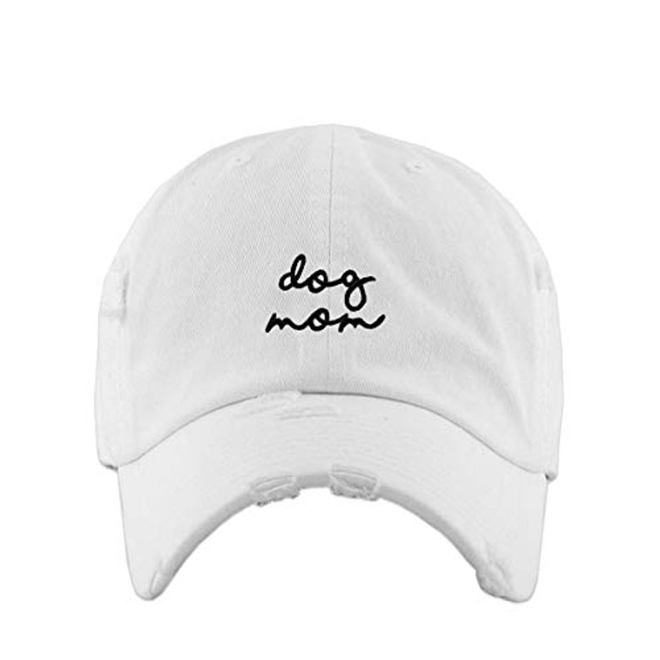 Dog Mom Vintage Baseball Cap Embroidered Adjustable Distressed Dad Hat