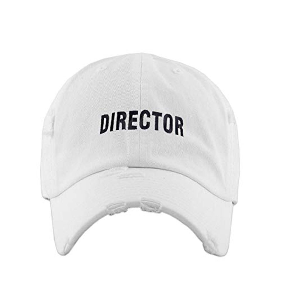 Director Vintage Baseball Cap Embroidered Adjustable Distressed Dad Hat