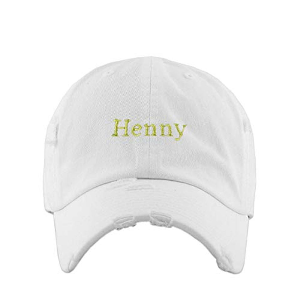 Henny Vintage Baseball Cap Embroidered Adjustable Distressed Dad Hat
