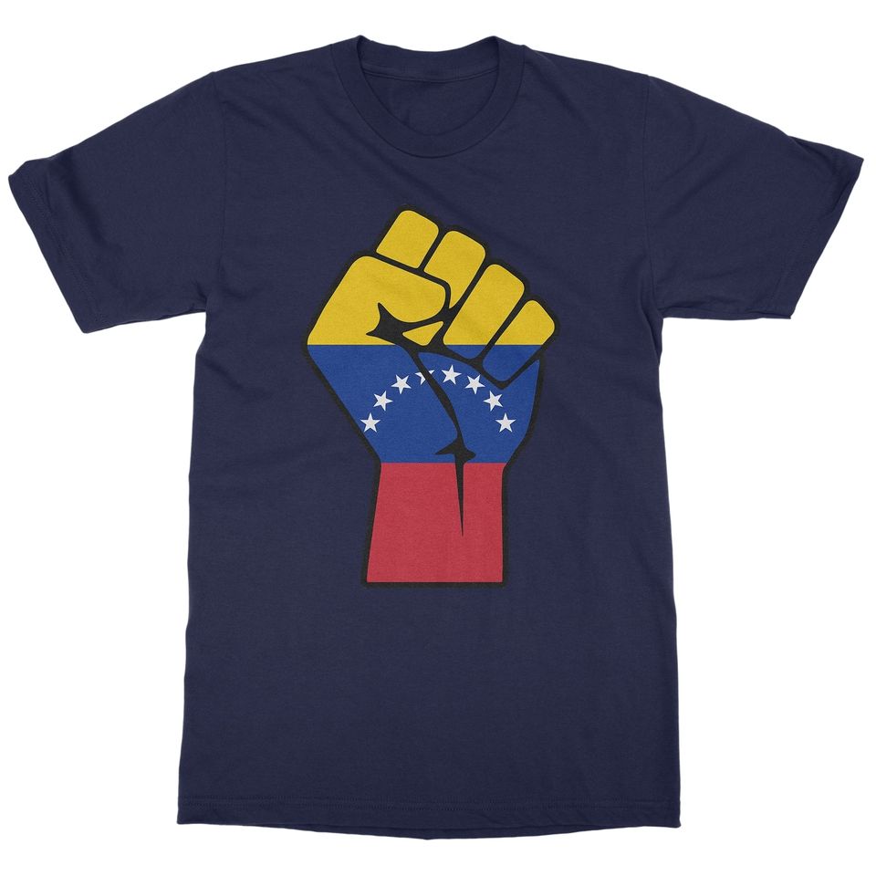 Venezuela Fist Resist - Venezuelan Flag Support Unisex T-Shirt