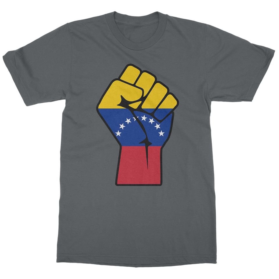 Venezuela Fist Resist - Venezuelan Flag Support Unisex T-Shirt