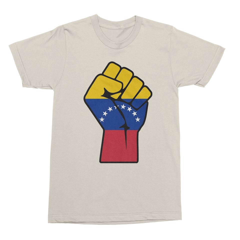 Venezuela Fist Resist - Venezuelan Flag Support Unisex T-Shirt