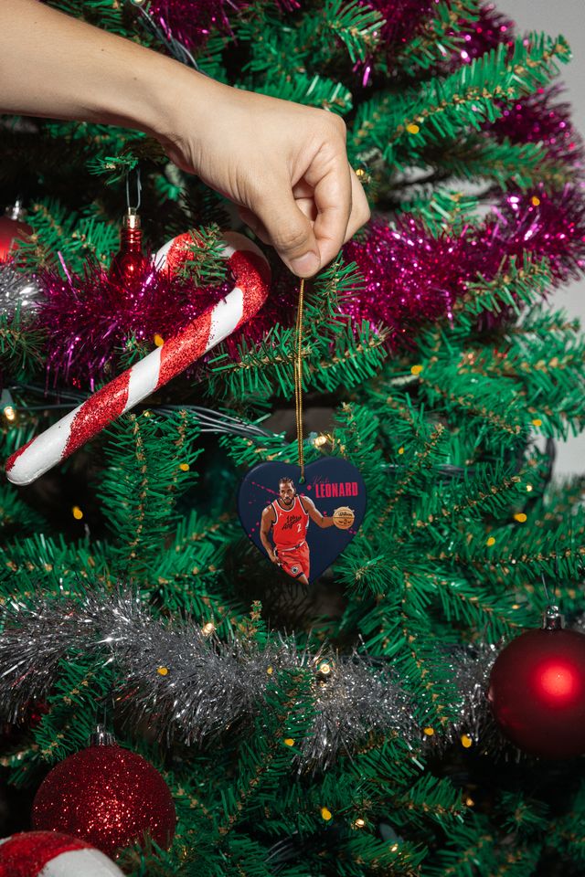 Kawhi Leonard #2 Inspired Ceramic Christmas Ornament - LA Fans Tribute Keepsake