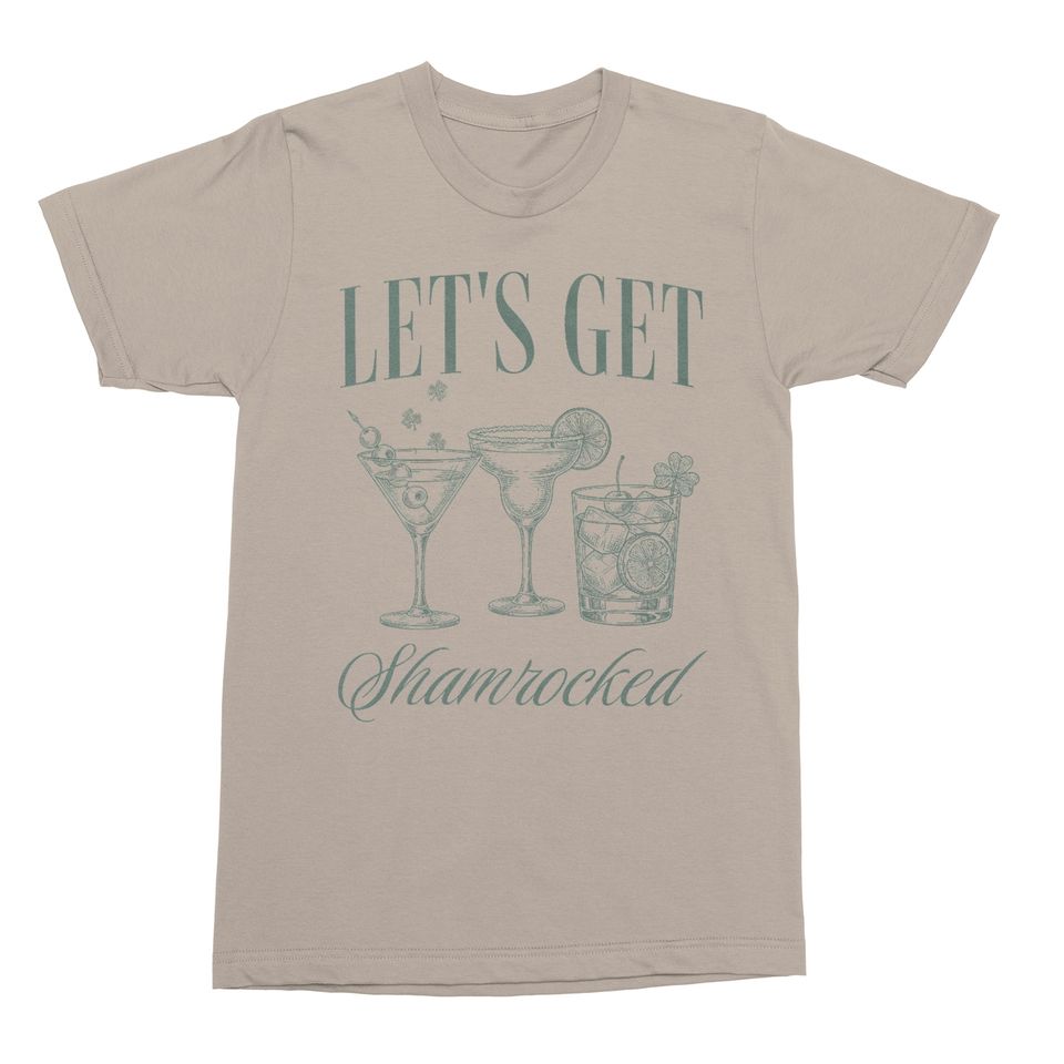 Lets Get Shamrocked - Funny Drinking St Patrick's Day Unisex T-Shirt