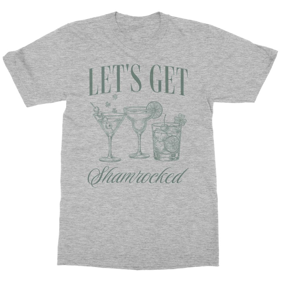 Lets Get Shamrocked - Funny Drinking St Patrick's Day Unisex T-Shirt