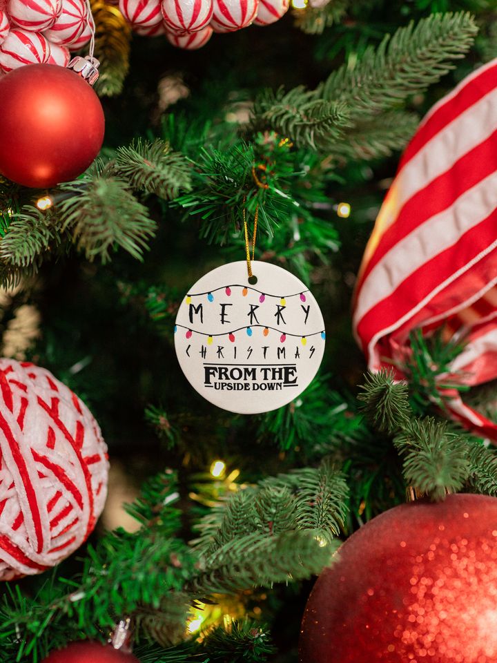Merry Christmas Things Ceramic Ornament - From The Parallel World Xmas Lights