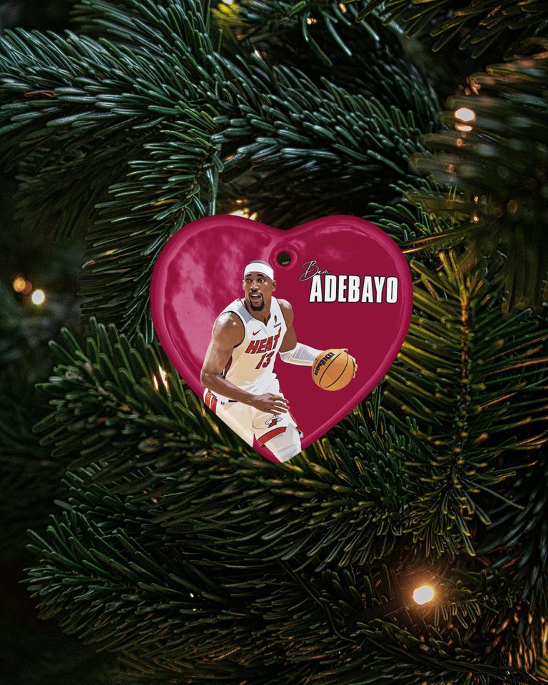 Bam Ado-Inspired #13 Ceramic Christmas Ornament - Miami Tribute Keepsake