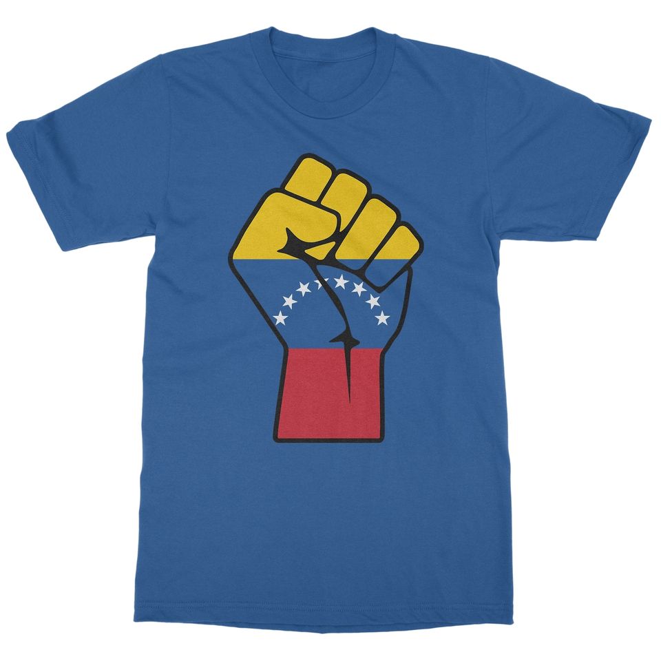 Venezuela Fist Resist - Venezuelan Flag Support Unisex T-Shirt