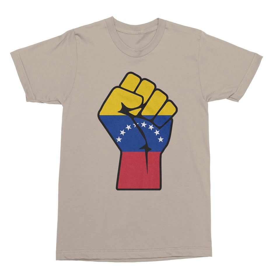 Venezuela Fist Resist - Venezuelan Flag Support Unisex T-Shirt