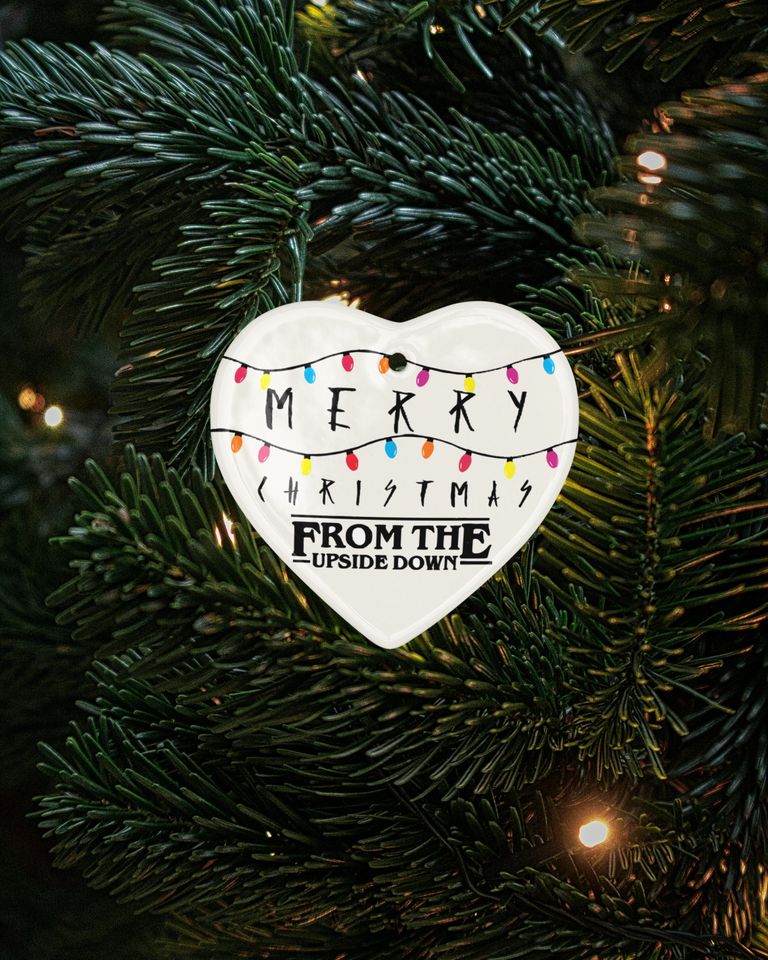 Merry Christmas Things Ceramic Ornament - From The Parallel World Xmas Lights