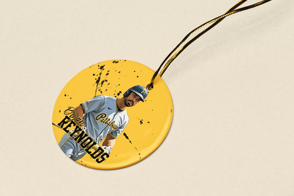 Pedro Martinez Inspired Design Ceramic Christmas Ornament - Pittsburgh Tribute