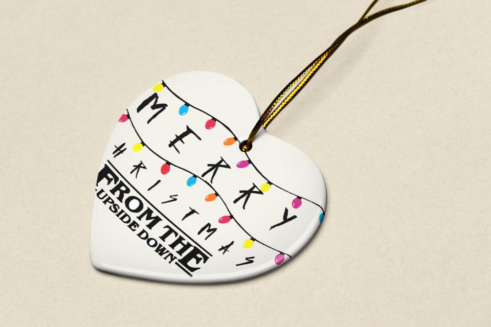 Merry Christmas Things Ceramic Ornament - From The Parallel World Xmas Lights