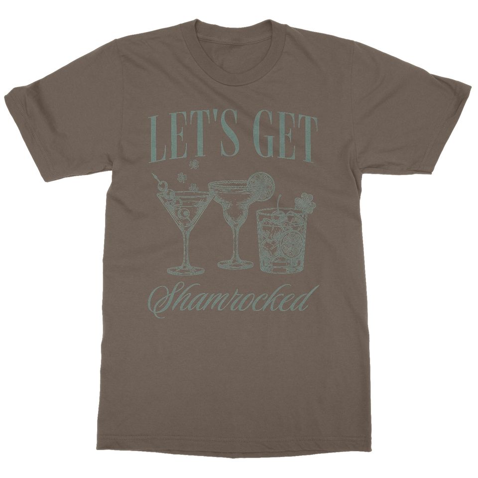 Lets Get Shamrocked - Funny Drinking St Patrick's Day Unisex T-Shirt
