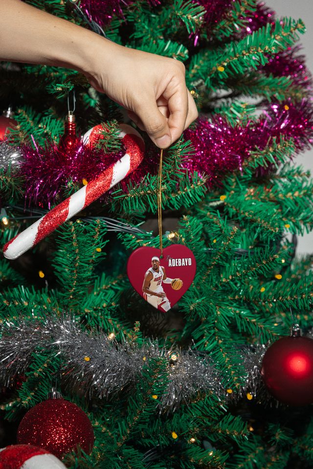Bam Ado-Inspired #13 Ceramic Christmas Ornament - Miami Tribute Keepsake